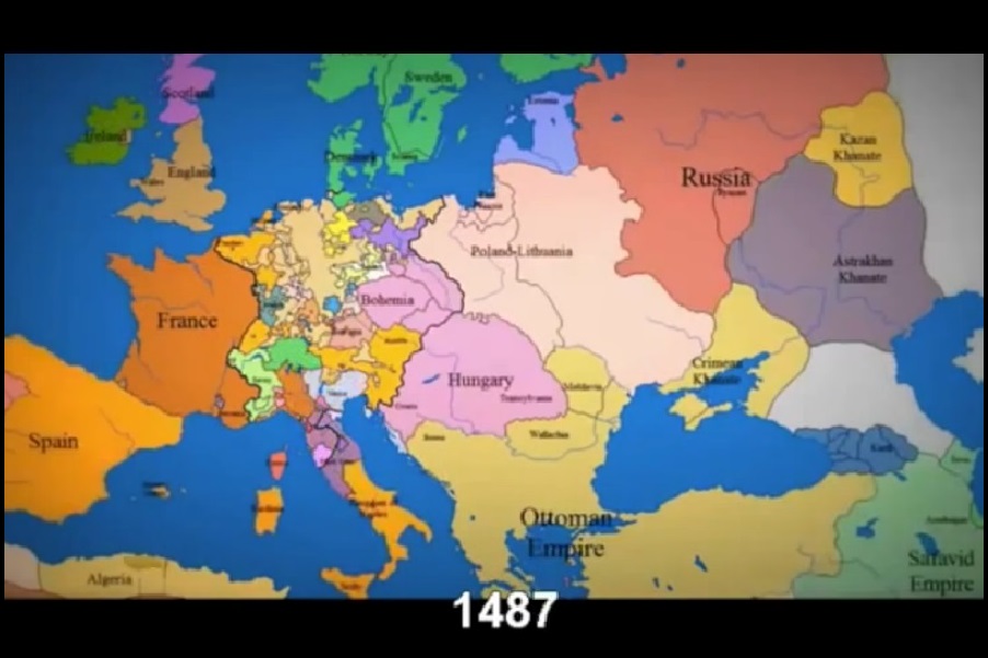 carte geographique europe