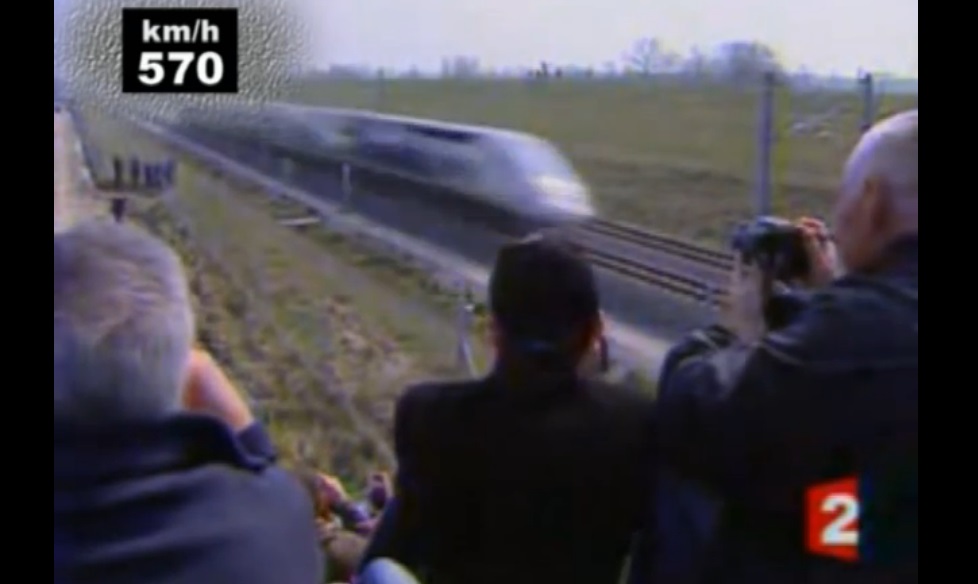 test de vitesse TGV