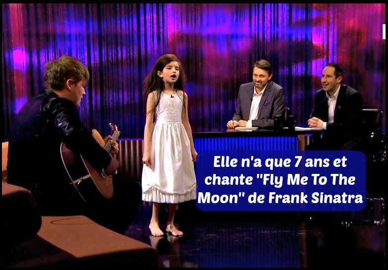 petite fille chante frank sinatra Fly Me To The Moon