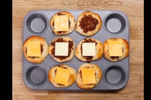 recette mini cheeseburger moule muffin