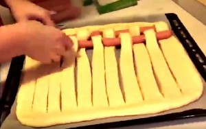 recette pate feuillettee avec saucisse