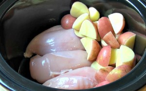 recette pomme de terre poulet blanc