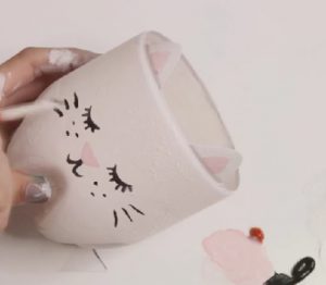 bricolage chat peinture facile