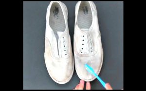 astuce chaussure blanche