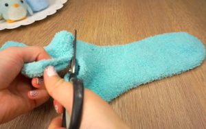 bricolage chaussette molletonne facile