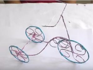 bricolage tricycle decoratif facile 5