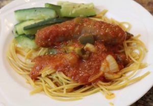 recette spaghetti saucisse