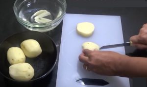 recette pomme de terre frite fromage