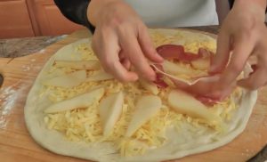 recette pizza poire jambon