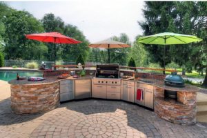 barbecue spacieux exterieur