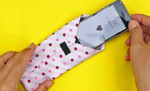 bricolage cravate etui portable