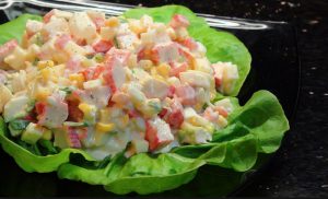recette salade de crabe facile