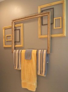 fabriquer porte serviette cadre bricolage