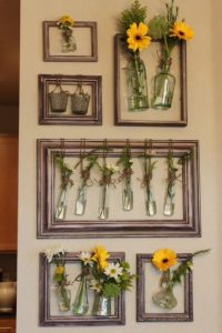 fleurs cadre bricolage