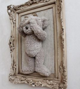 peluche cadre bricolage