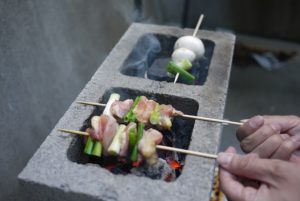 astuce bloc beton barbecue grill