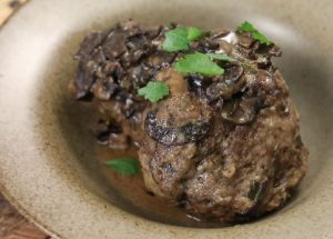 recette galette steak hachee champignon