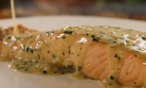 saumon sauce cremeuse