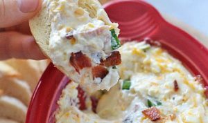 trempettre chaude fromage bacon recette