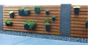 muret de beton jardiniere