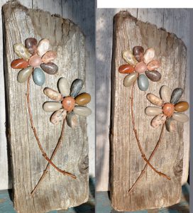 astuce jardin pierre deco planche bois