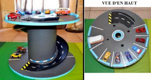 jeu enfant course bois bricolage
