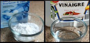vinaigre laver bicarbonate douche