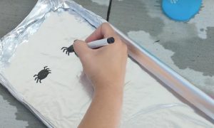 astuce bricolage enfant araignee